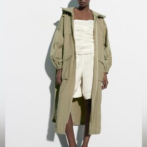 Zara Parachute Jacket raincoat
